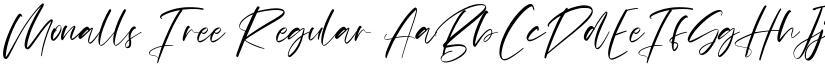 Monalls Free Regular font