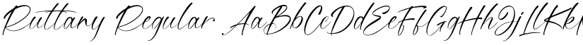 Ruttany Regular font