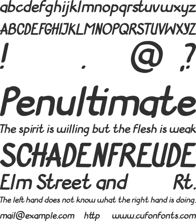 Get Lucky Neue font preview