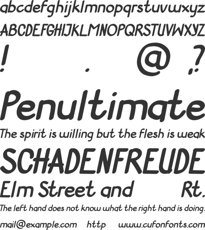 Get Lucky Neue font preview