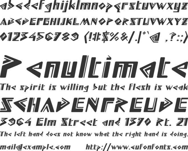 Lontara font preview