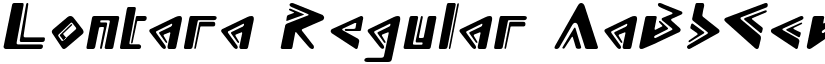 Lontara Regular font