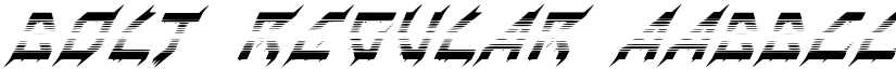 Bolt Regular font