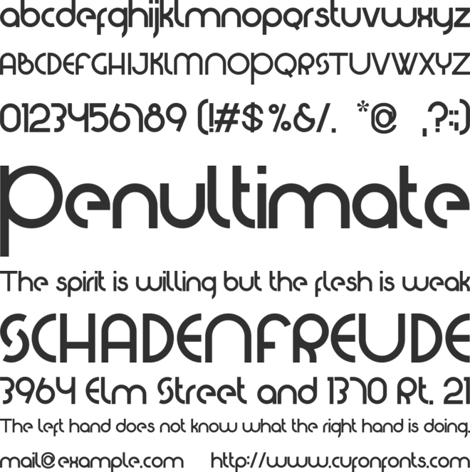 Blanquotey font preview
