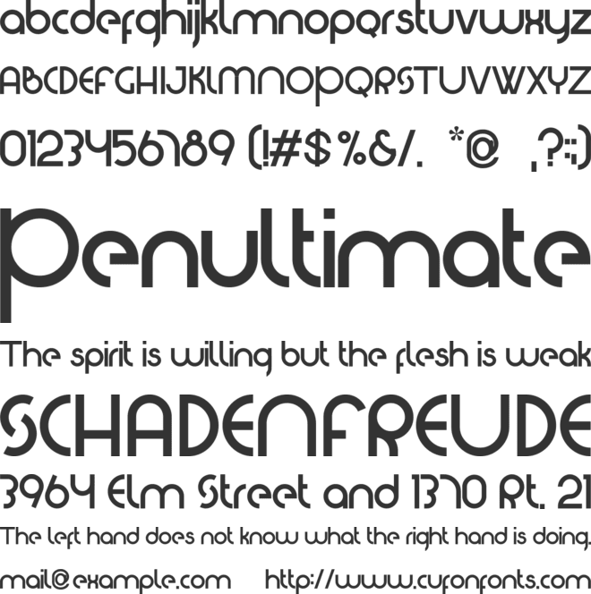 Blanquotey font preview