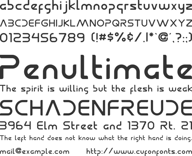 Betelguesse font preview