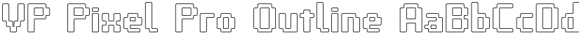 VP Pixel Pro Outline font