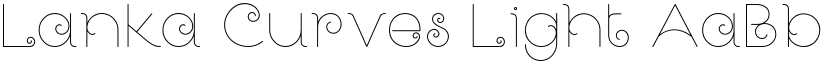 Lanka Curves font download