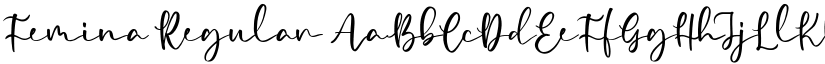 Femina Regular font