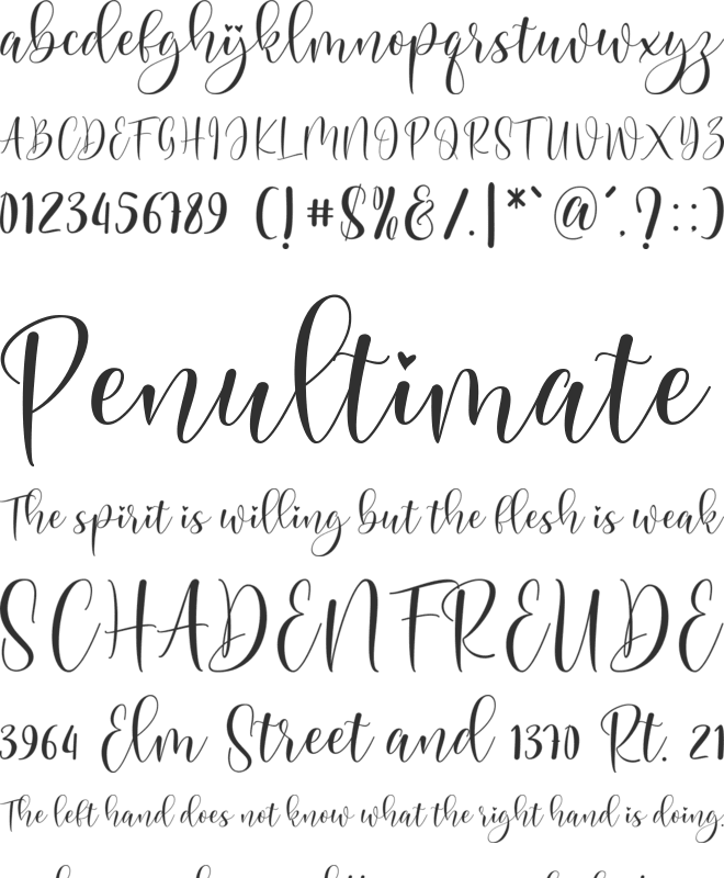 Boullevard font preview