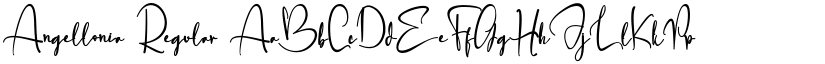 Angellonia Regular font