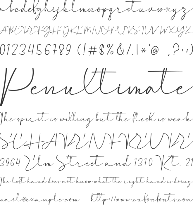 Castyla font preview