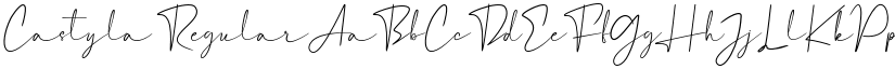 Castyla Regular font