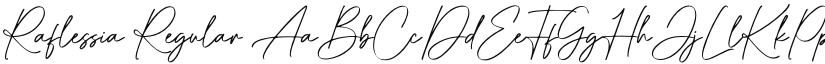 Raflessia Regular font