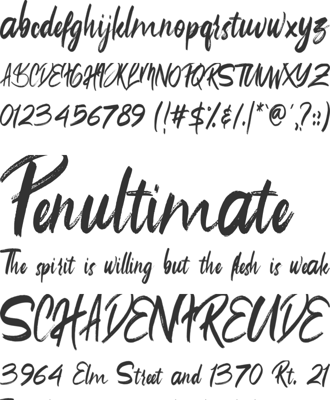 ReallistiC font preview