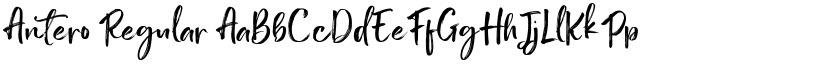 Antero Regular font