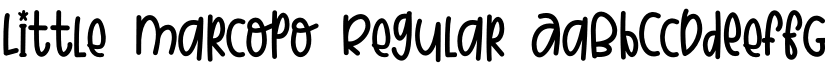 Little Marcopo Regular font