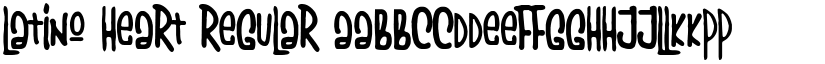 Latino Heart font download