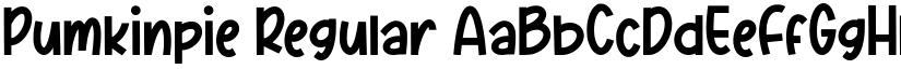 Pumkinpie Regular font