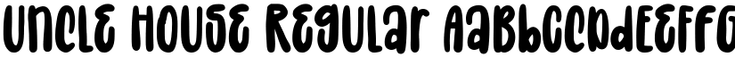 Uncle House Regular font