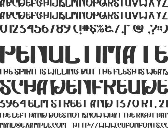 Crish Stick font preview