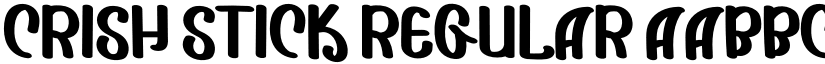 Crish Stick Regular font