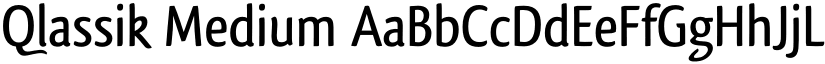 Qlassik Medium font