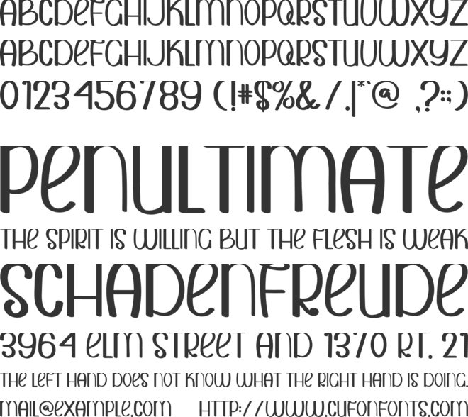Smile Summer font preview