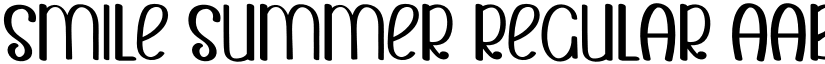 Smile Summer Regular font