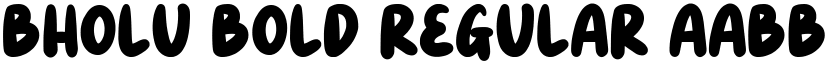 Bholu Bold Regular font