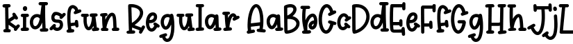 kidsfun Regular font
