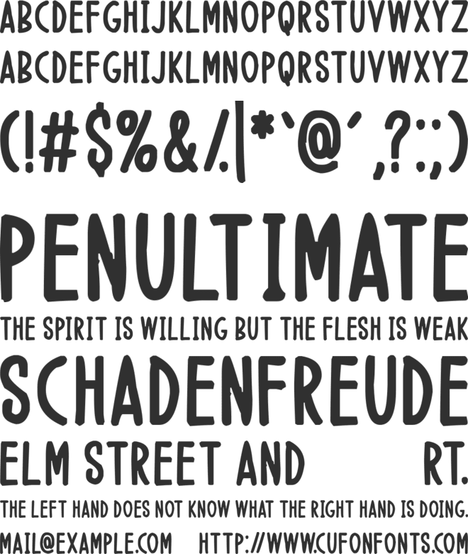 Father font preview