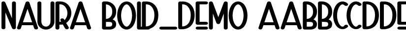 Naura Bold_DEMO font