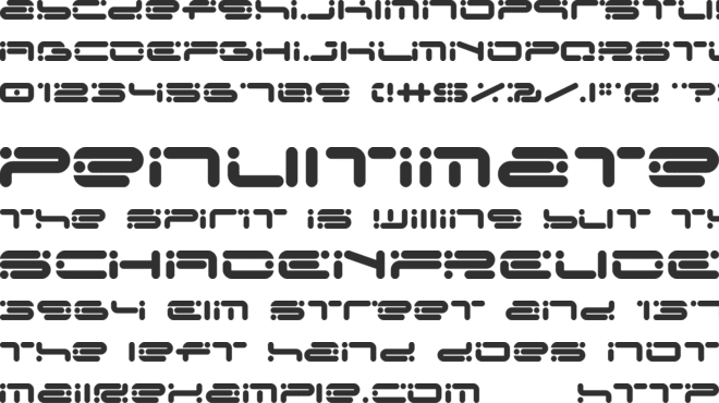 Chicory font preview