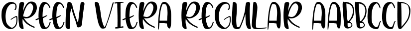 Green Viera Regular font