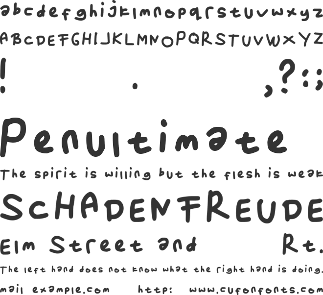 Anisa Fonfon font preview