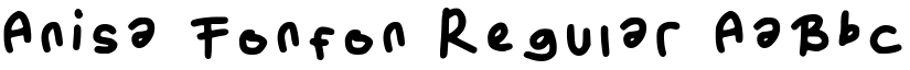 Anisa Fonfon Regular font