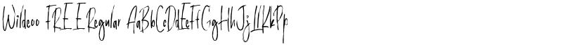 Wildeoo FREE Regular font