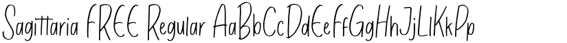 Sagittaria FREE Regular font