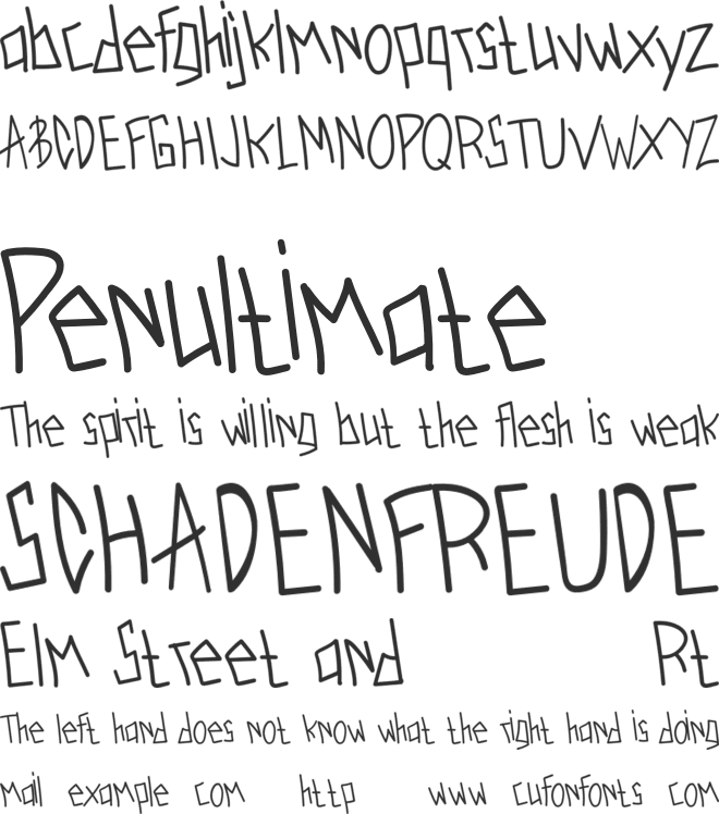 Trumvolion font preview