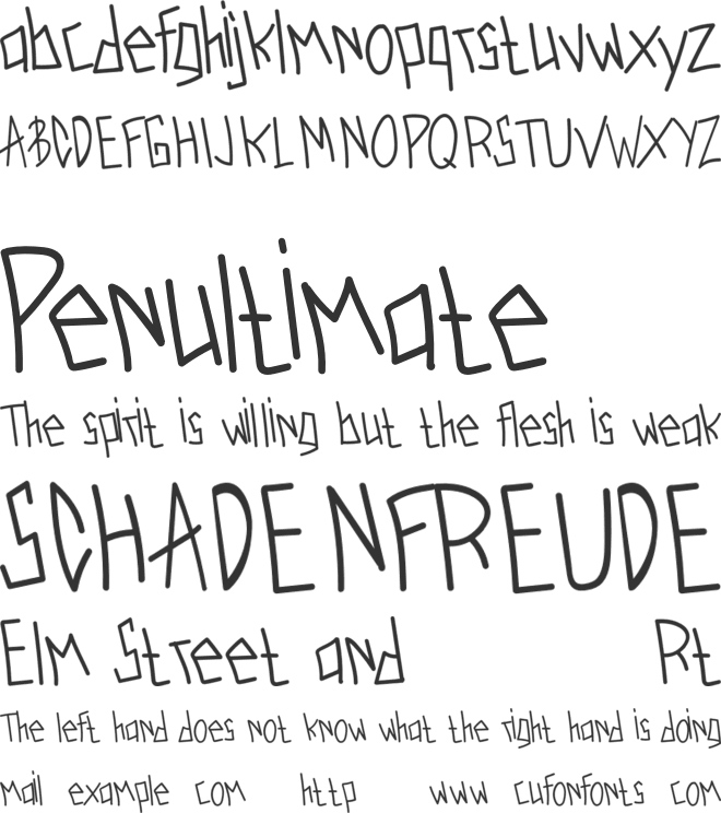 Trumvolion font preview