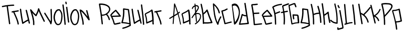 Trumvolion font download