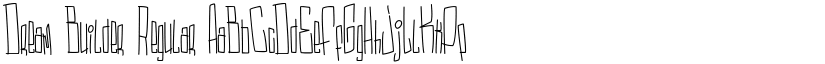 Dream Builder Regular font