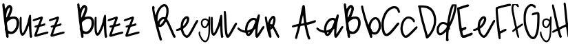 Buzz Buzz Regular font