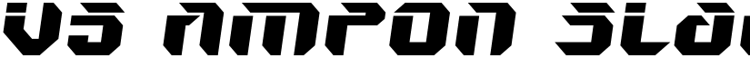 V5 Ampon Slanted font