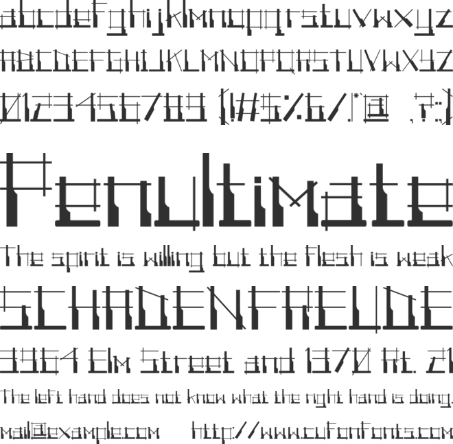 Angklung Awi font preview