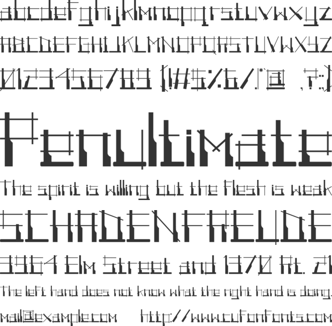 Angklung Awi font preview
