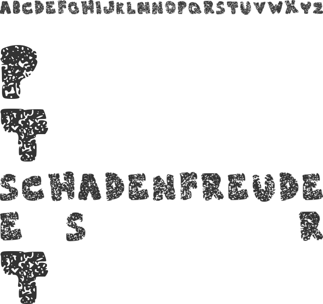 Lleno Destrozado font preview