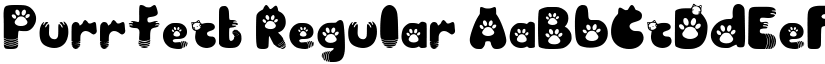 Purrfect Regular font
