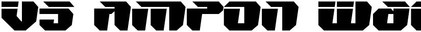 V5 Ampon Warped font